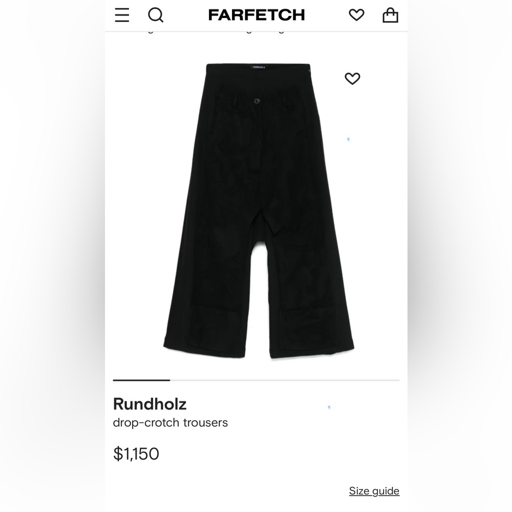 Rundholz Drop Trousers